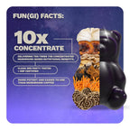 Grüns Gruns Nutrops, Functional Nootropics Mushroom Gummies, Herbal