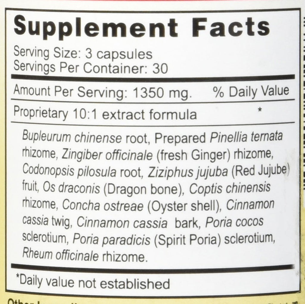 Jing Herbs Bupleurum & Dragon Bone - 90 Vegetarian Capsules - image 3
