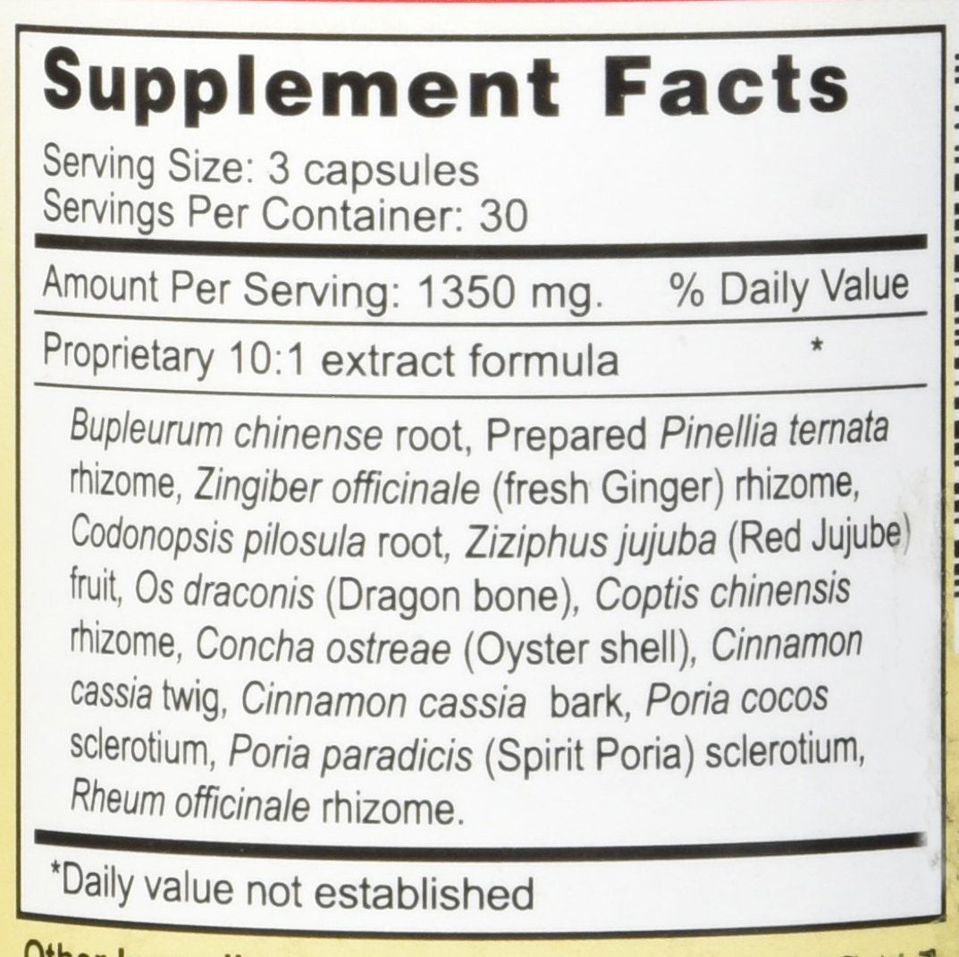Jing Herbs Bupleurum & Dragon Bone - 90 Vegetarian Capsules - image 3
