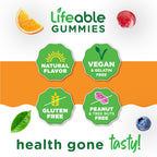 Lifeable Pre Post Probiotic Gummies for Men 10 Billion - 90 Count - image 7