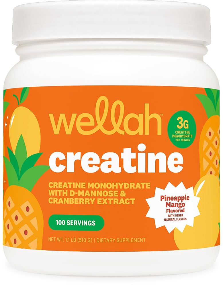 Wellah Creatine for Women - Creatine Monohydrate with Dandelion