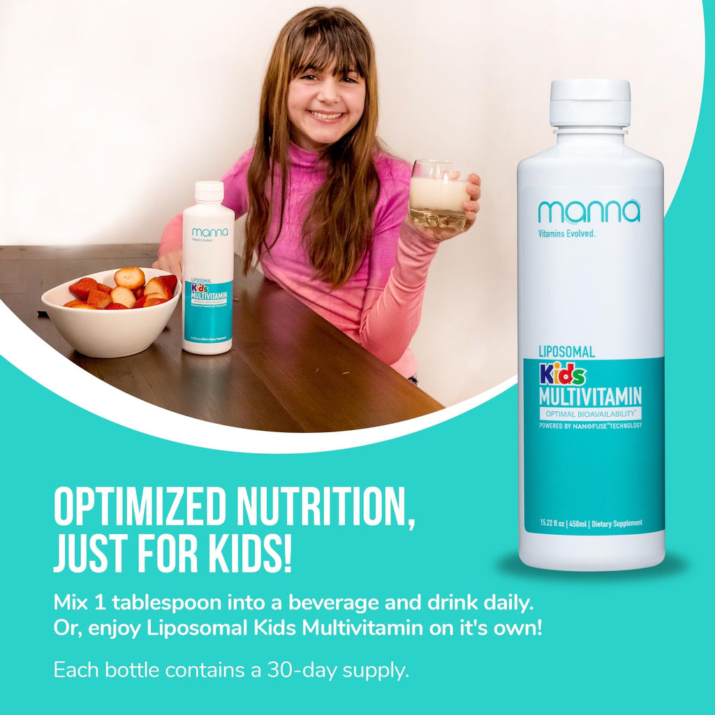 Manna Vitamins Evolved Liposomal Kids Multivitamin - 15.22 Fl Oz - image 6