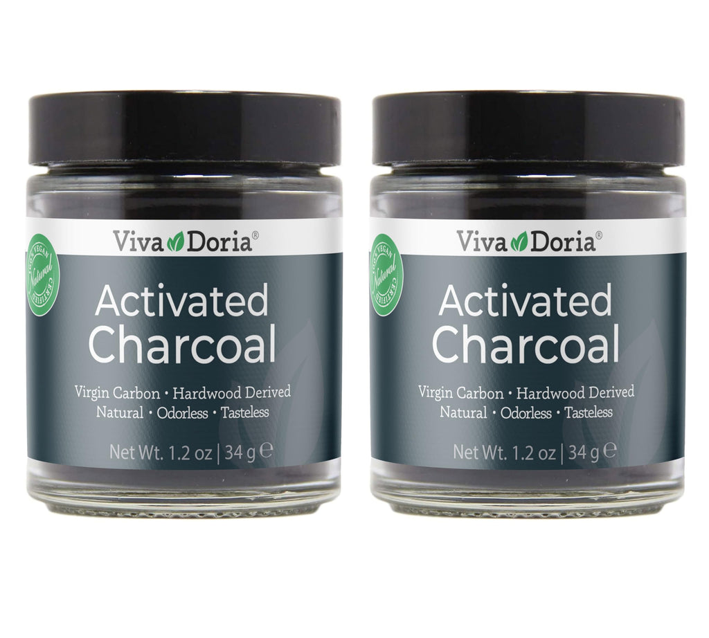 Viva Doria Activated Charcoal Powder, Hardwood Derived - 2.4 Oz