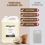 VINEVIDA MCT Coconut Carrier Oil 4 oz - Undiluted MCT Coconut Oil 4