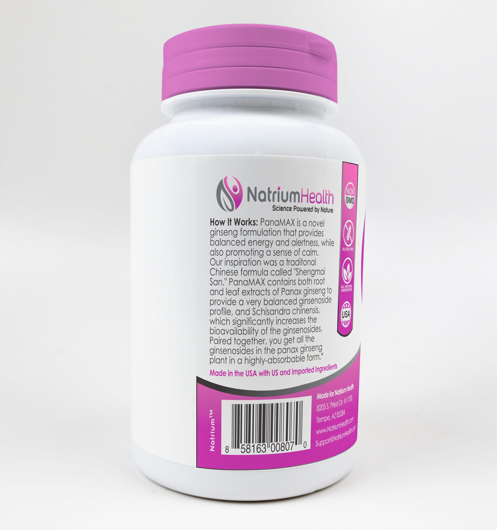 Natrium Health PanaMAX Capsules