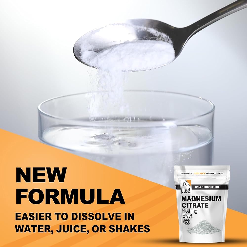 It's Just! Magnesium Citrate Powder - 129 Servings - image 3