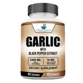 American Standard Supplements Garlic 2400mg with Black Pepper - 120 Capsules
