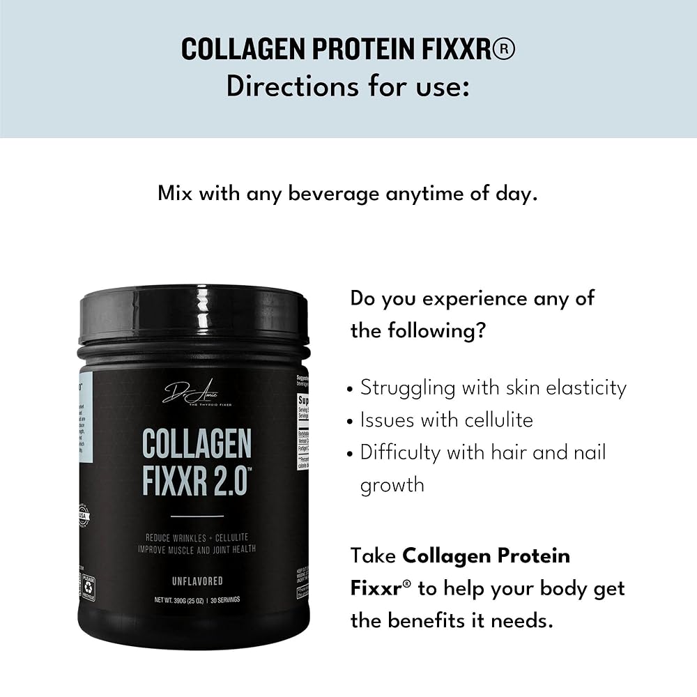 Fixxr Collagen 2.0 by Dr. Amie with 3 Bioactive Peptides - 30 Servings - image 5