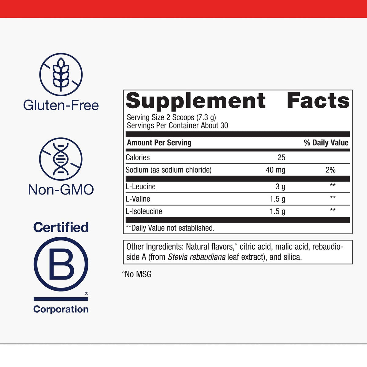 Metagenics BCAA Powder 2:1:1 Amino Acids Orange Mango - 7.72 oz - image 4
