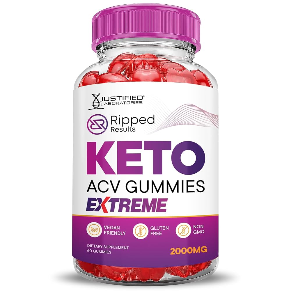 Justified Laboratories Ripped Keto Gummies Extreme 2000MG