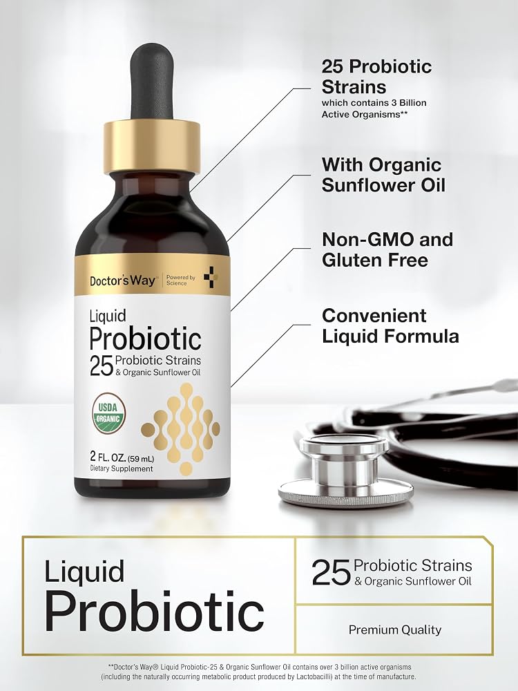 Doctor's Way Liquid Probiotic for Women and Men - 2 fl oz - image 4