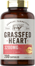Carlyle Grass Fed Beef Heart Supplement - 200 Capsules