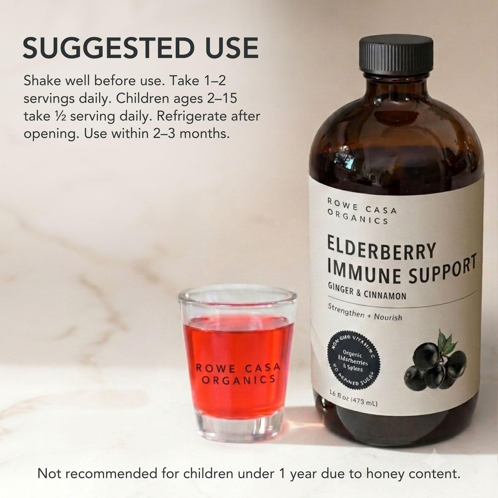 Rowe Casa Organics Elderberry Syrup with Vitamin C & Zinc - 16 Fl Oz - image 6