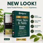 Wellgenix Purvana MAX Hair Skin & Nails Biotin 5000mcg - 60 Capsules - image 2