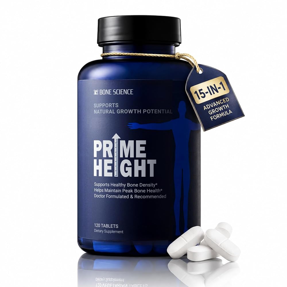 BONE SCIENCE PrimeHeight Bone & Immune Support - 120 Tablets