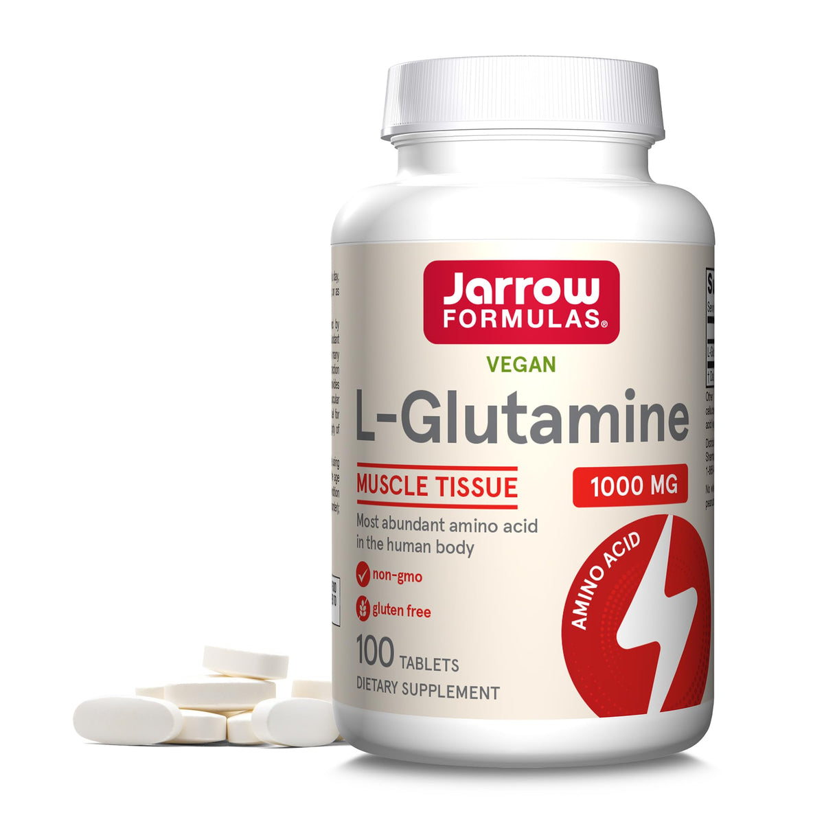 Jarrow Formulas L-Glutamine 1000 mg - 100 Tablets