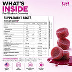 GR Fuel Pre Workout Gummies Energy & Focus Sour Berry - 60 Count - image 2