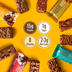 FULFIL Protein Snack Bars Variety Pack, Gluten Free - 12 Count - image 3