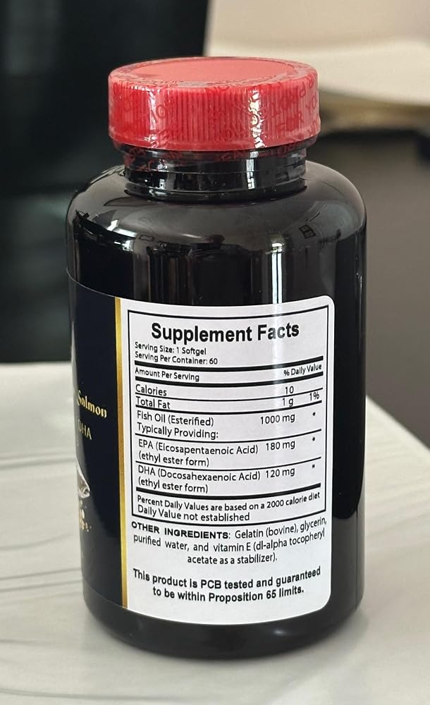 OLANTA TRADE SOLUTION Wild Alaskan Salmon Fish Oil Omega 3 - 120 Capsules - image 2