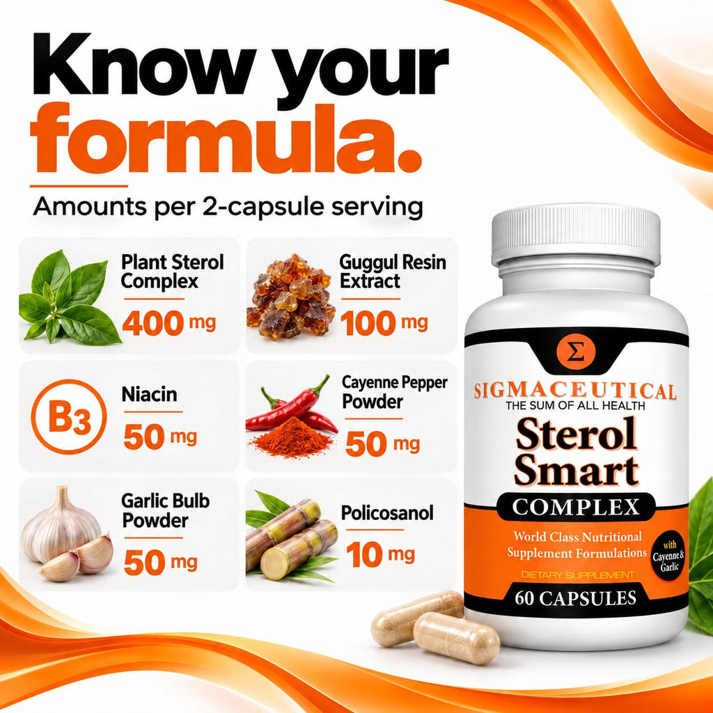 Sigmaceutical Plant Sterols with Beta Sitosterol - 60 Capsules - image 2