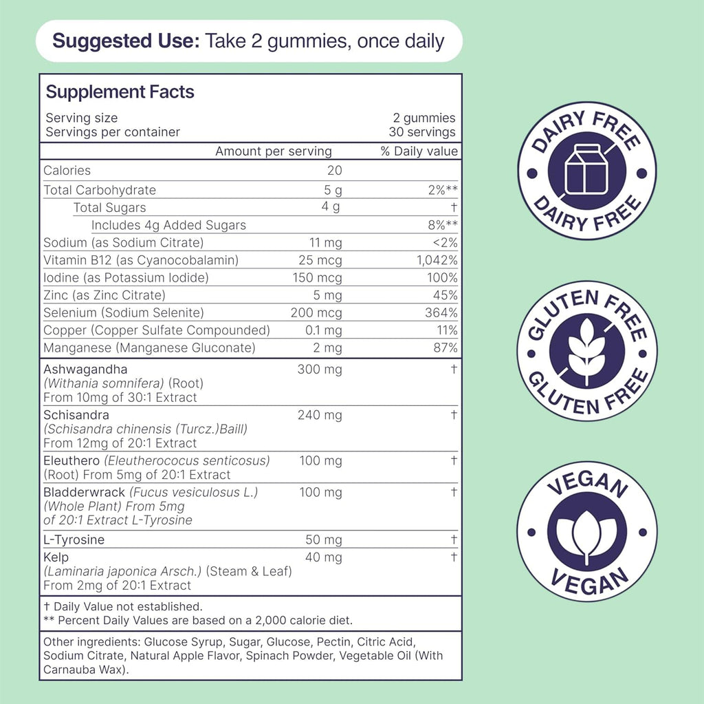 Habit + Habitat Thyroid Plus Gummies - 60 Count - image 6