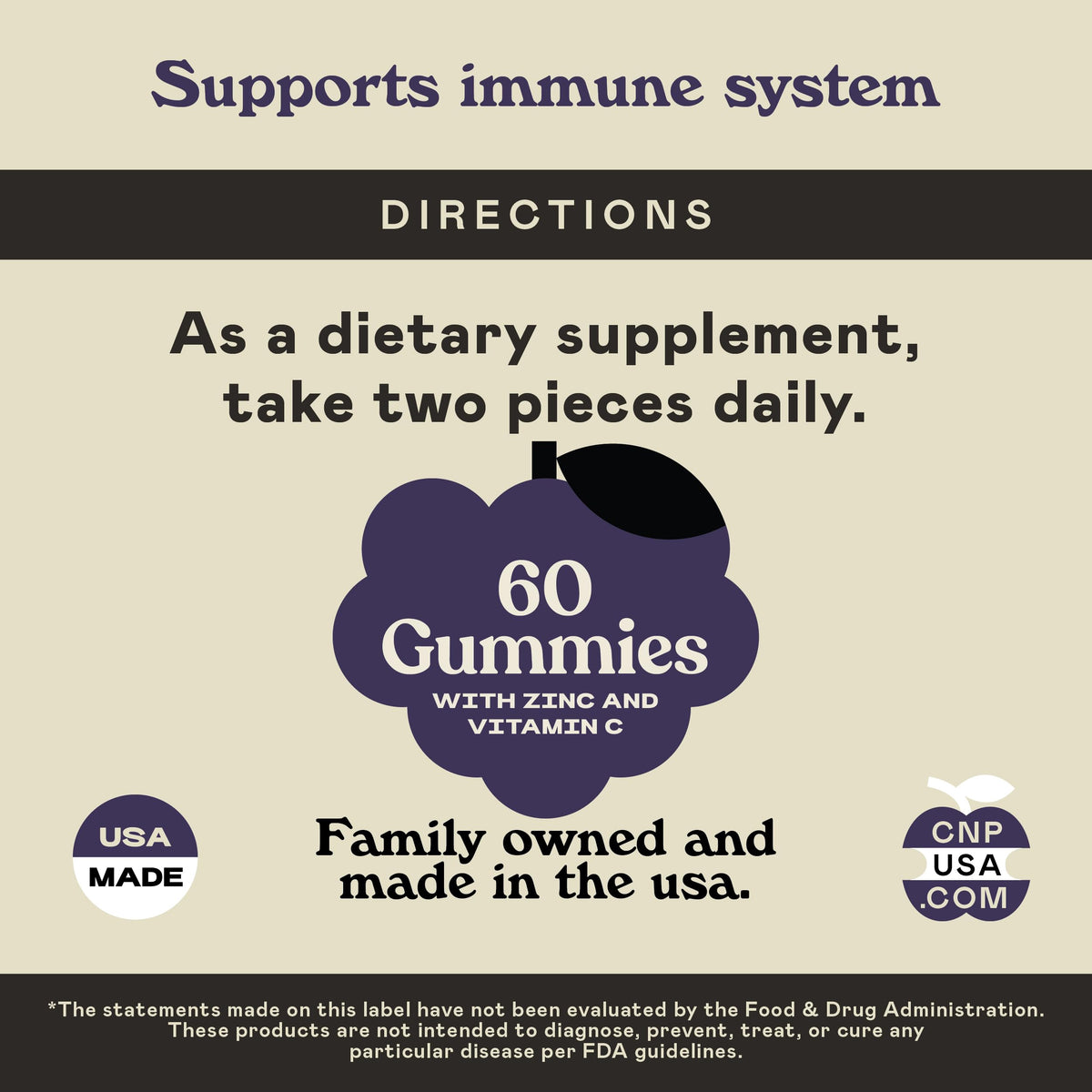 Complete Natural Products Elderberry Gummies with Zinc & Vitamin C - 60 Count - image 7