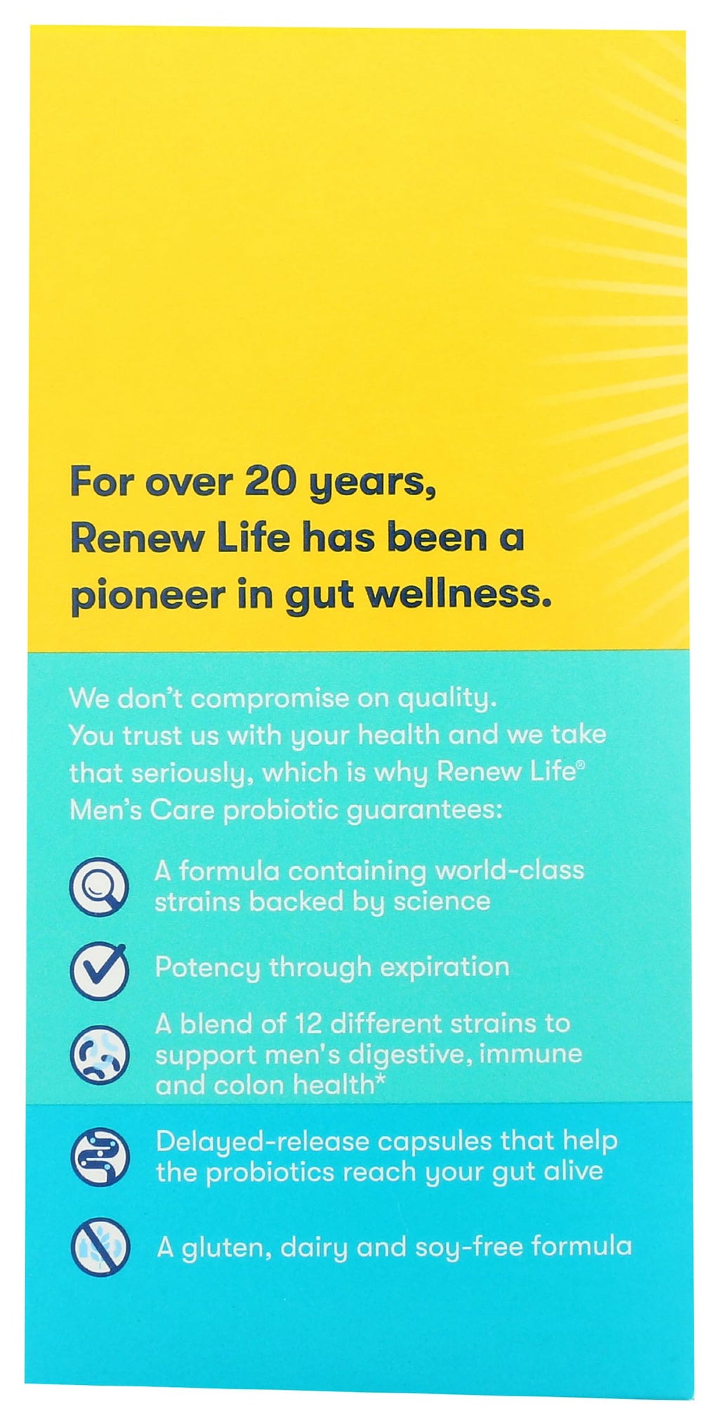 Renew Life Ultimate Flora Men's Care Probiotic - 30 Capsules - image 4