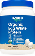 Nutricost Organic Egg White Protein Powder - 25 Servings