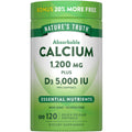 Nature's Truth Absorbable Calcium 1200 mg with Vitamin D3 - 120 Softgels