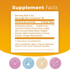 BIOTOPLEVEL Liquid Turmeric Curcumin with Black Pepper - 1.01 Fl Oz - image 5
