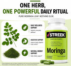 Streek Moringa Capsules Pure Leaf Powder - 60 Capsules - image 2