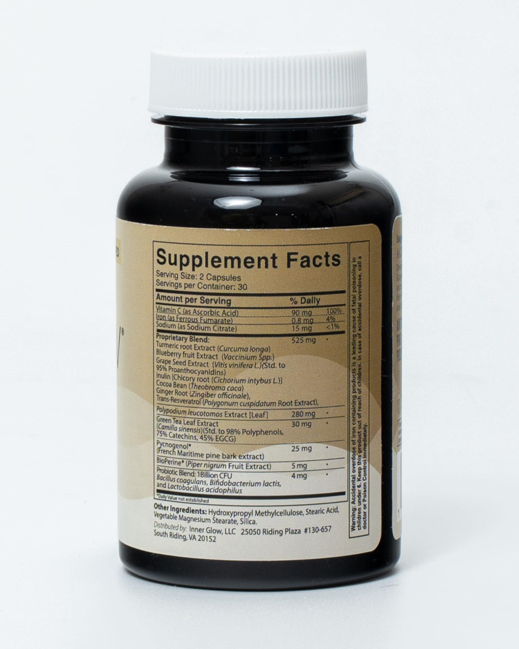 Inner Glow Age Defense Vitamins Antioxidant Skin Support - 60 Capsules - image 12