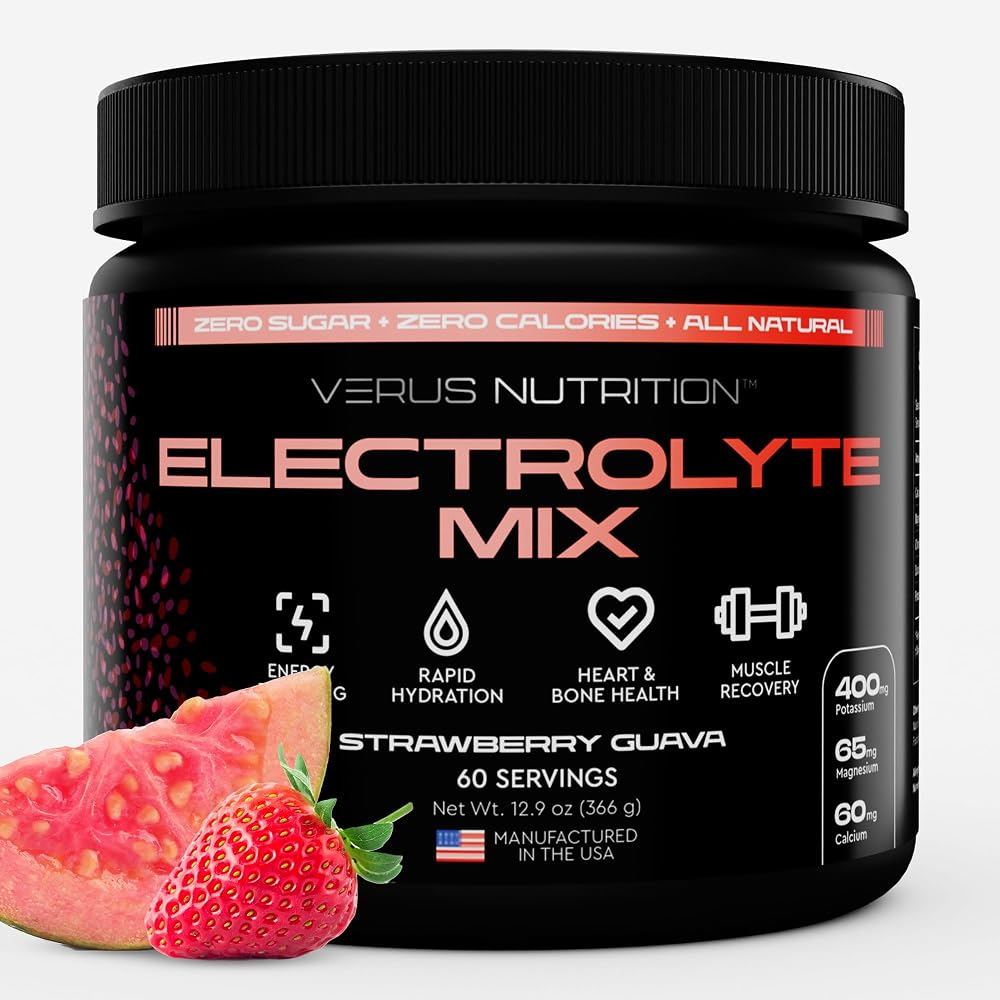 VERUS NUTRITION Electrolytes Powder No Sugar- Zero Calorie Hydration