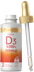 Carlyle Liquid Vitamin D3 5000 IU - 2 fl oz