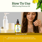 SVA ORGANICS Evening Primrose Carrier Oil with Dropper - 4 Fl Oz - image 6