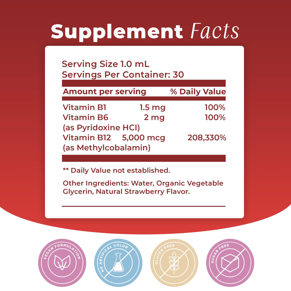 BIOTOPLEVEL Vitamin B12 Sublingual Liquid Drops 5000 mcg - 1.01 Fl Oz - image 5