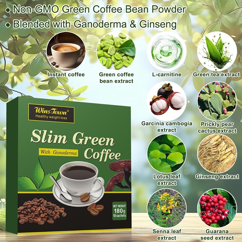 FARWIX Green Coffee Bean Extract Powder - 18 Sachets - image 3