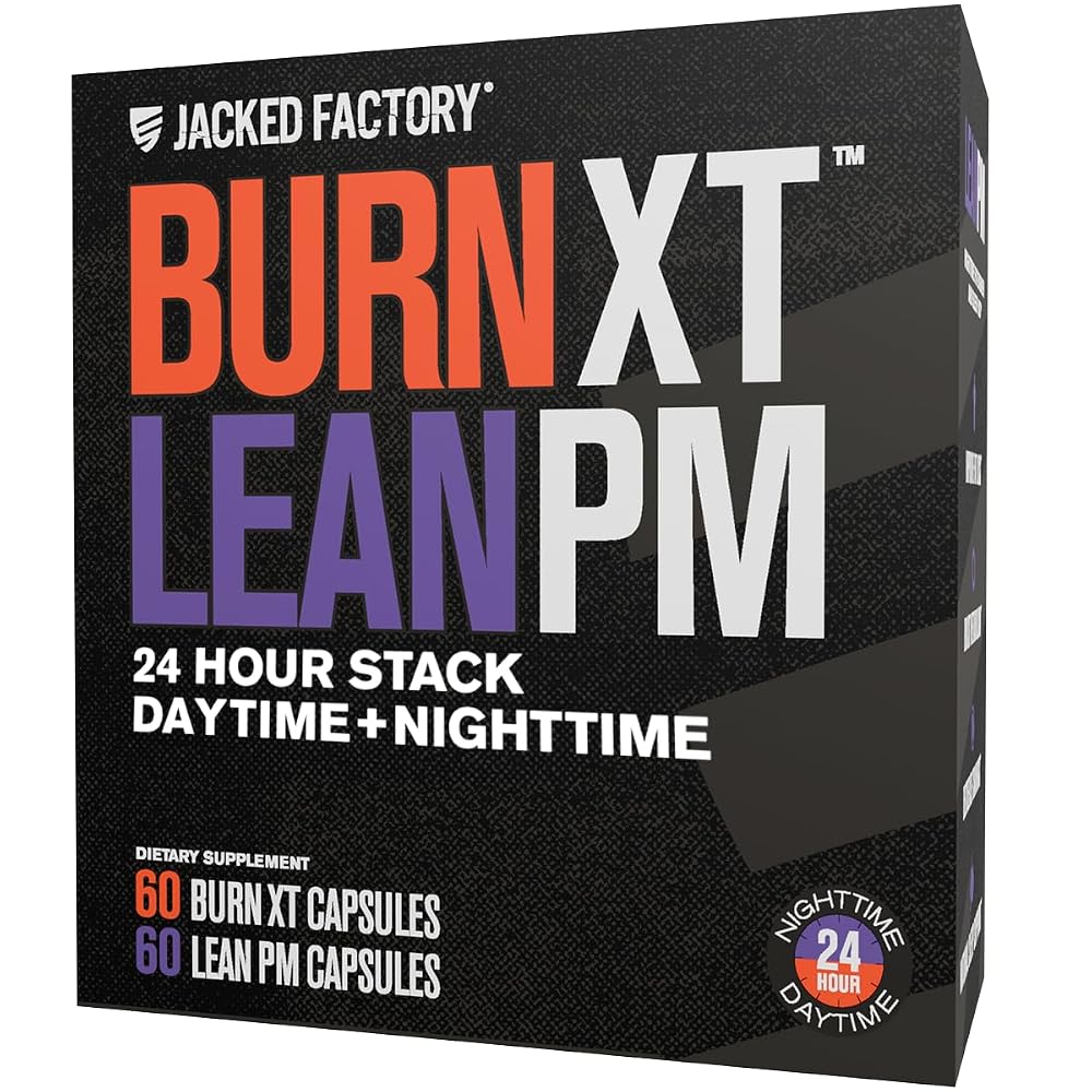 Jacked Factory Burn-XT + Lean-PM Kit - 120 Capsules