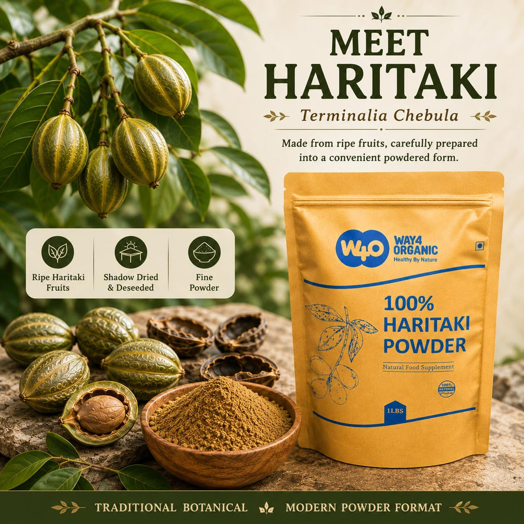 WAY 4 ORGANIC Haritaki Powder Terminalia Chebula - 16 Ounces - image 9