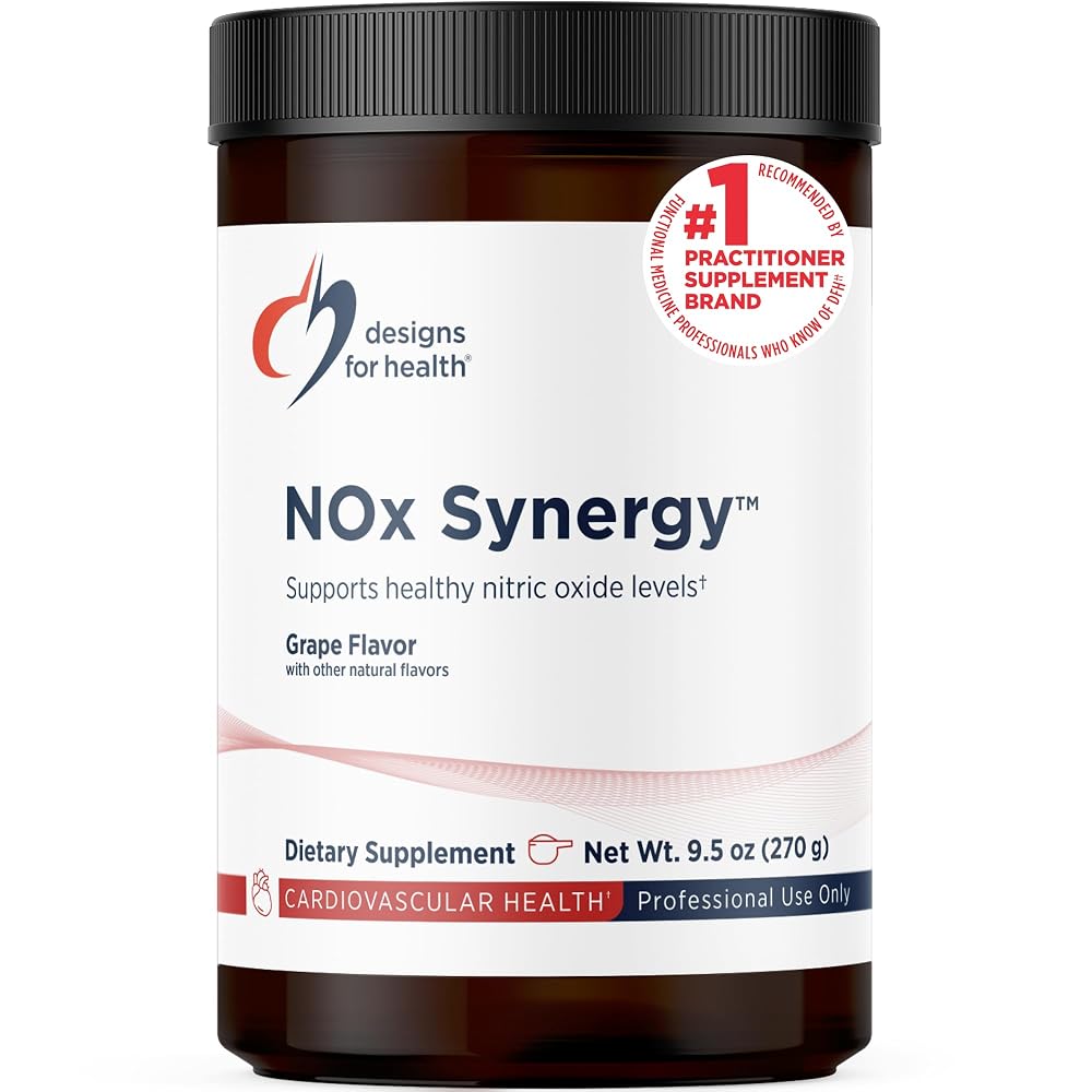 Designs for Health NOx Synergy Nitric Oxide Powder - 30 Servings