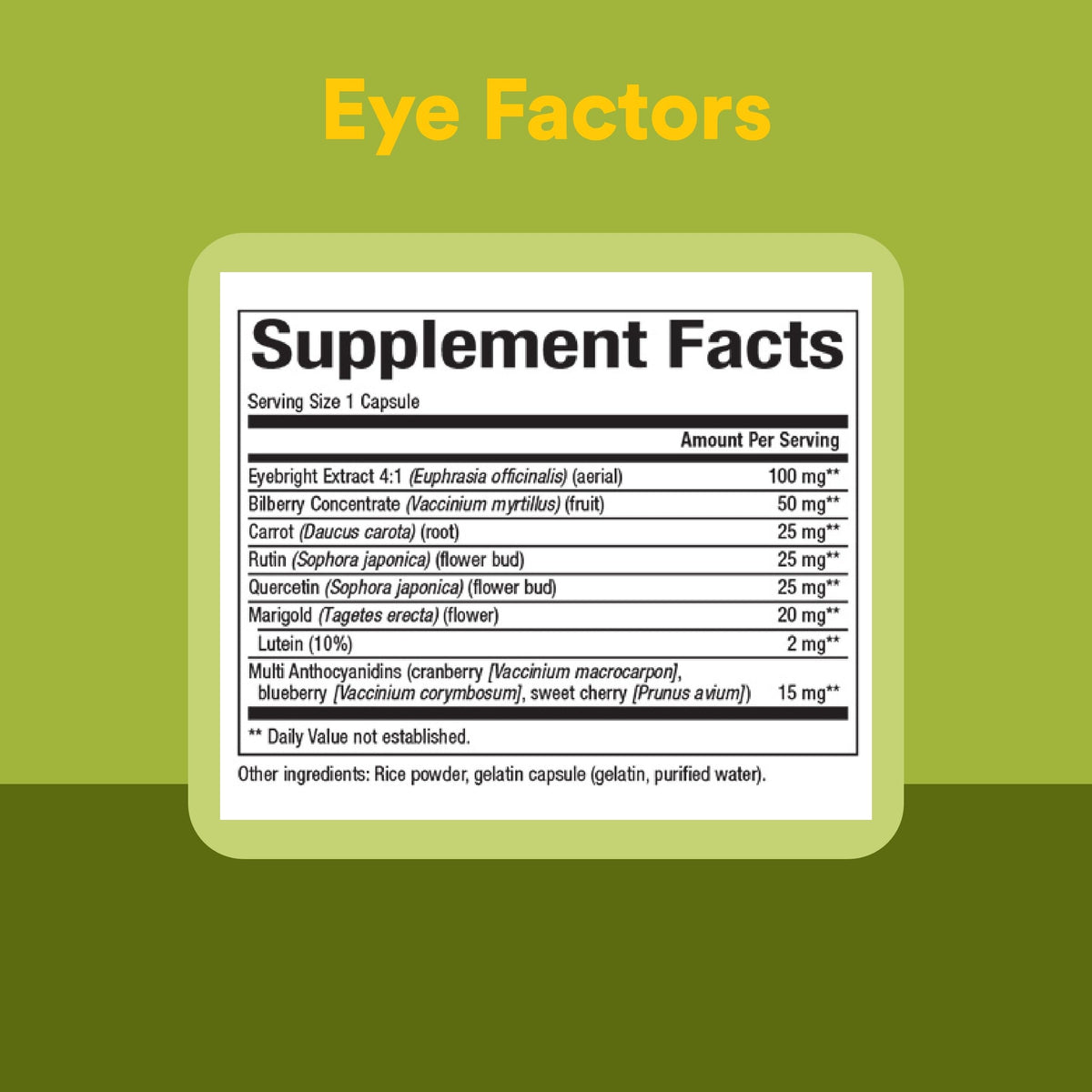 Natural Factors Eye Factors - 90 Capsules - image 4