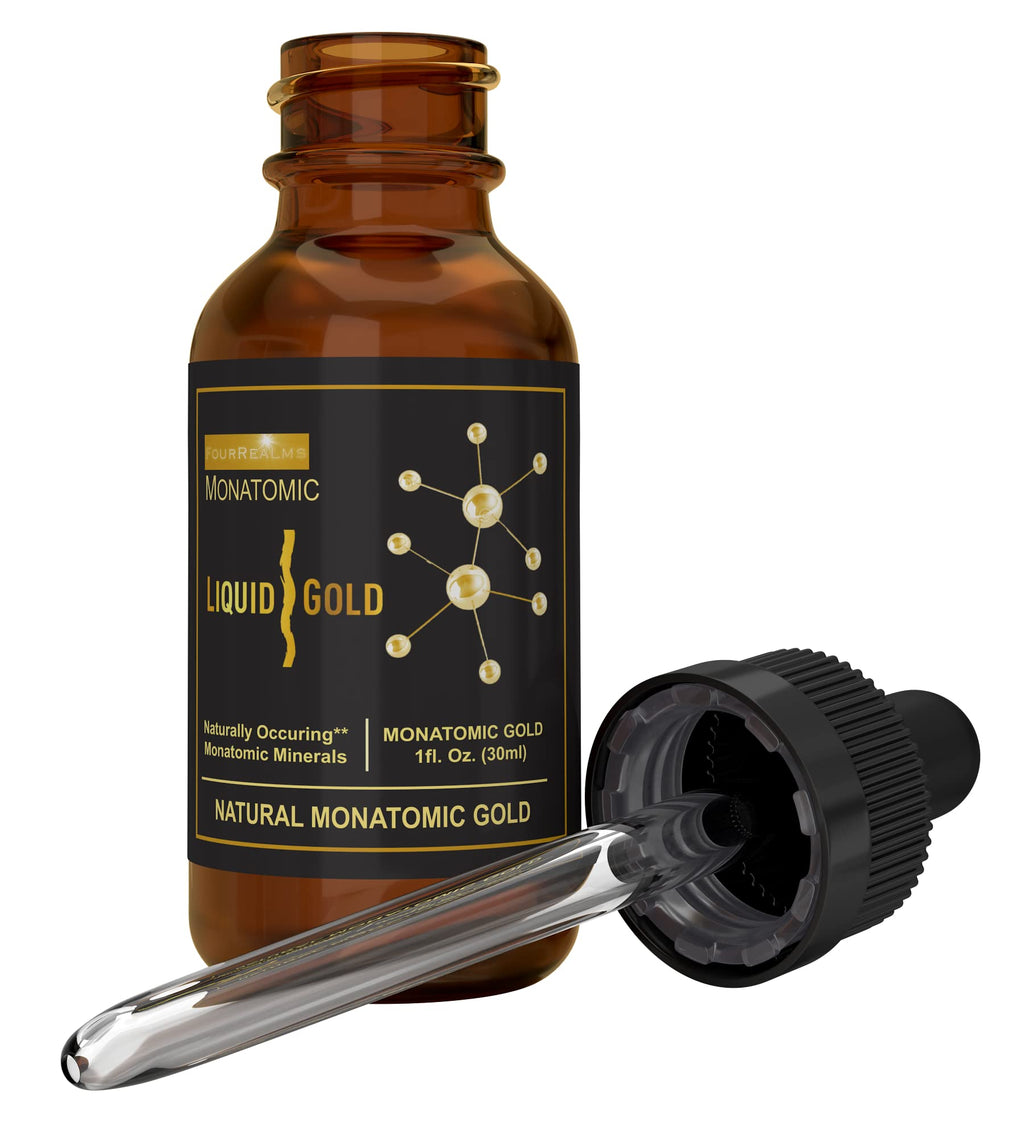 Liquid Gold ORMUS Monoatomic Gold Trace Mineral Solution - 1 oz