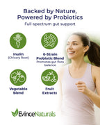 EvinceNaturals Probiotic and Prebiotic Supplement - 90 Capsules - image 4