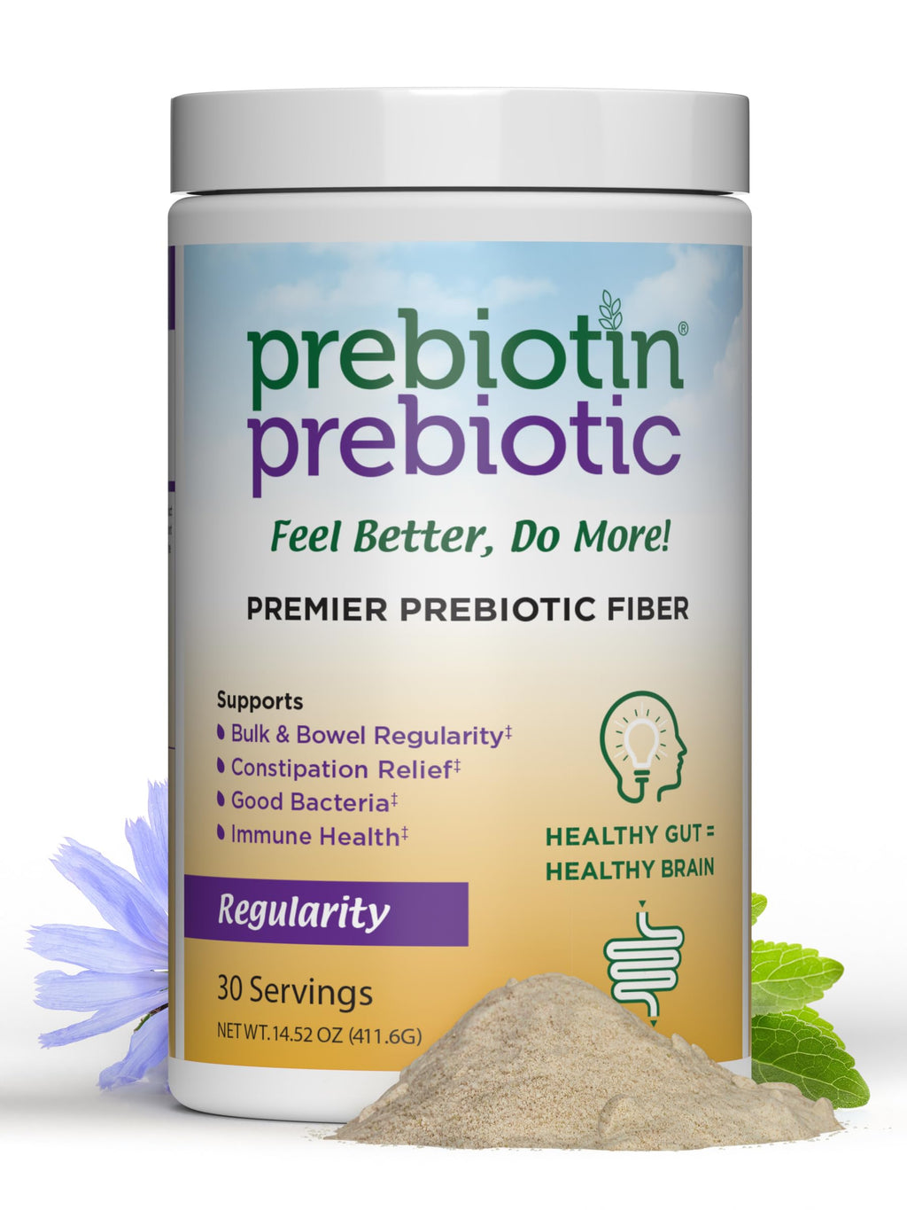 Prebiotin Prebiotic Regularity Powder - 14.52 oz