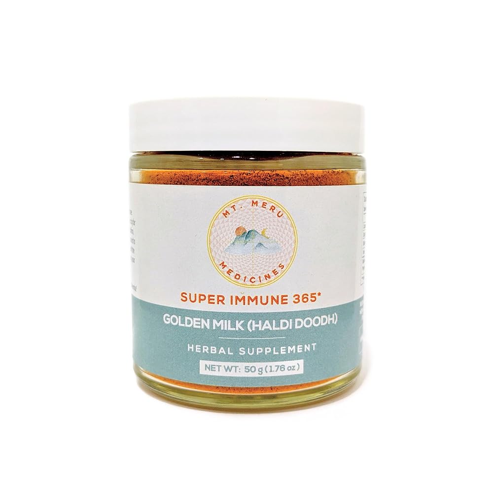 Mt. Meru Medicines Ayurvedic Golden Milk Turmeric Powder - 50g - image 5