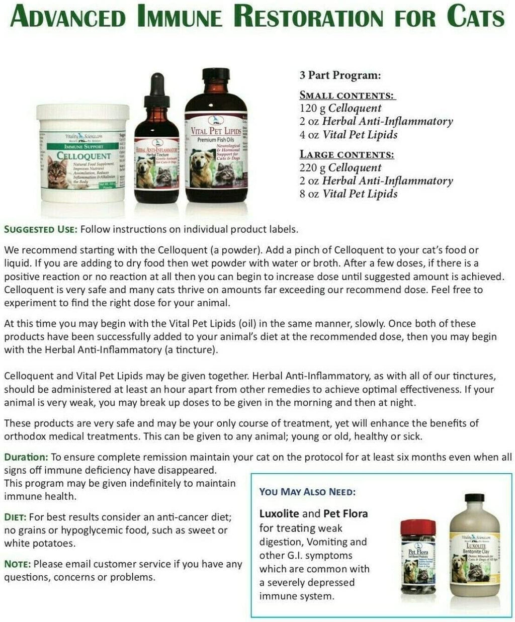 Vitality Science Advanced Immune Restoration Supplements for Cats - Large - image 7