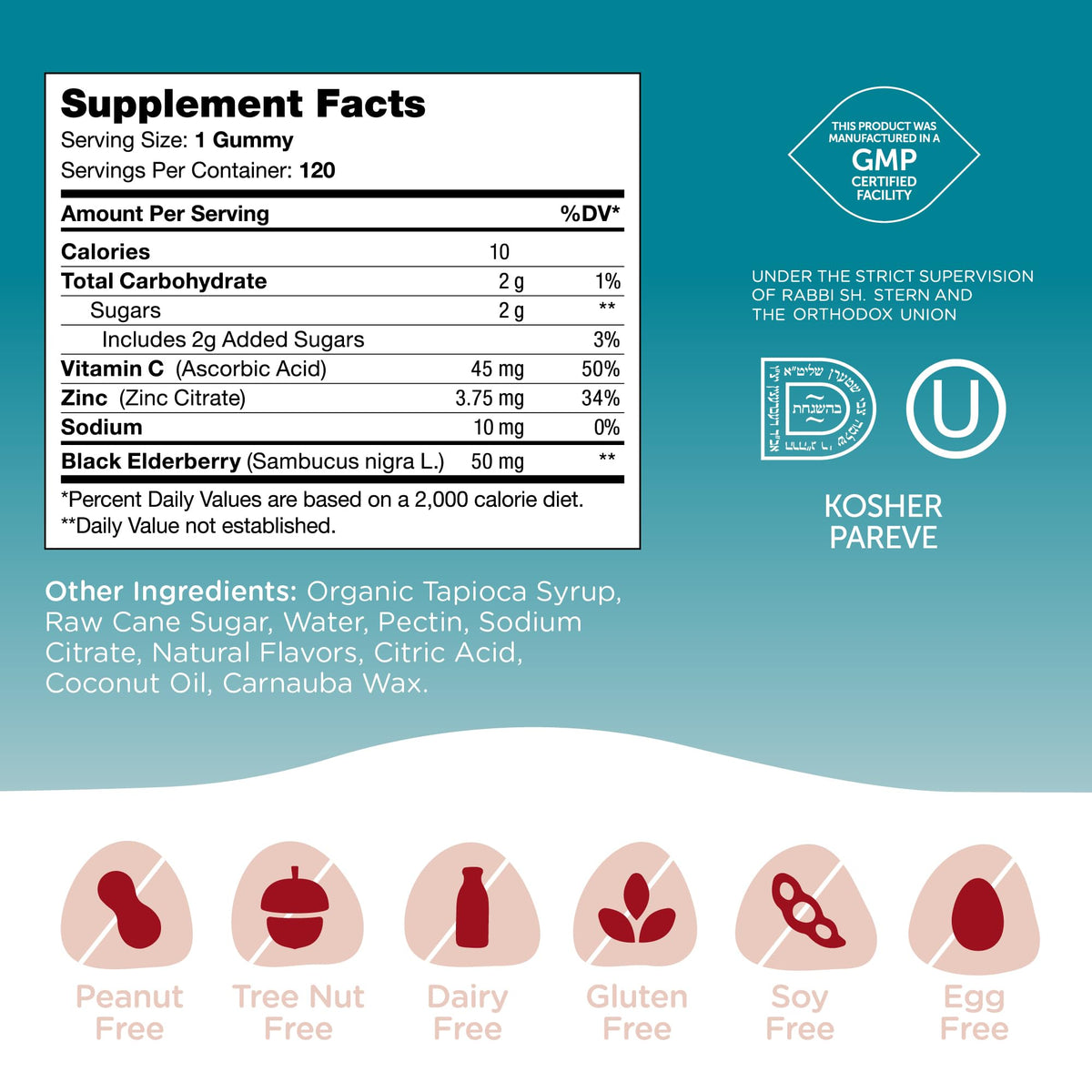 Zahler - Chapter One Immune Support Gummies with Vitamin C
