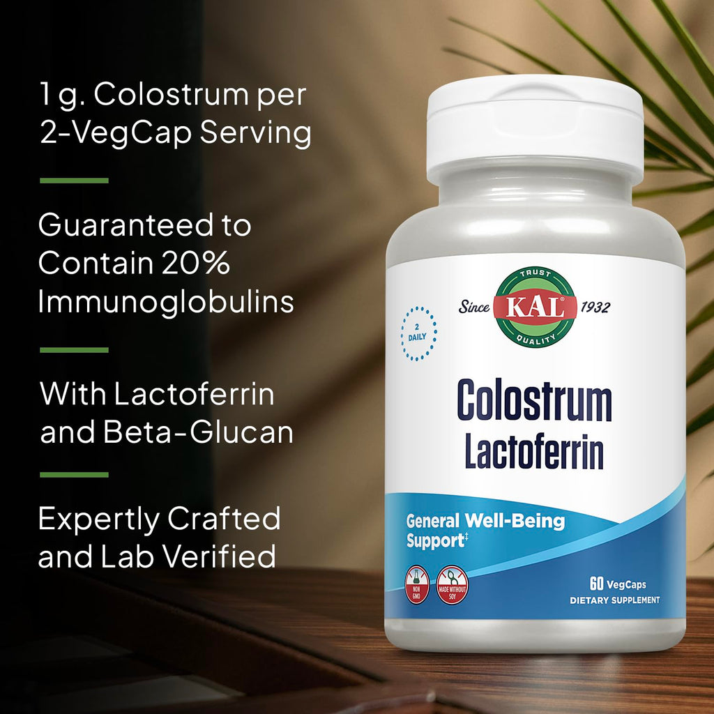 KAL Colostrum Lactoferrin Immune Support - 60 Capsules - image 4