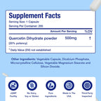 NasaBeahava Quercetin 500mg Capsules Antioxidant - 200 Servings - image 4