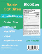Elobites Raisins Oat Bites High Fiber - 6 oz Bag - image 3